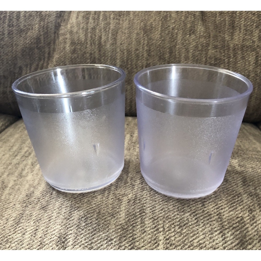 Vintage Aladdin 8oz Plastic Tumbler Cups Made In Nashville, TN Set of 2 - UGC